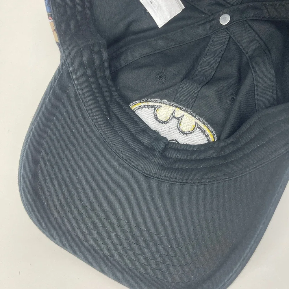 DC Comics Baseball Cap Unisex OSFM Batman Two-Face Black Graphic Funko EUC